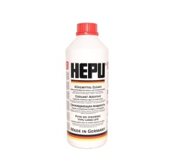 Антифриз HEPU G12 (-37°C ) готовый (красный), 1,5 литра