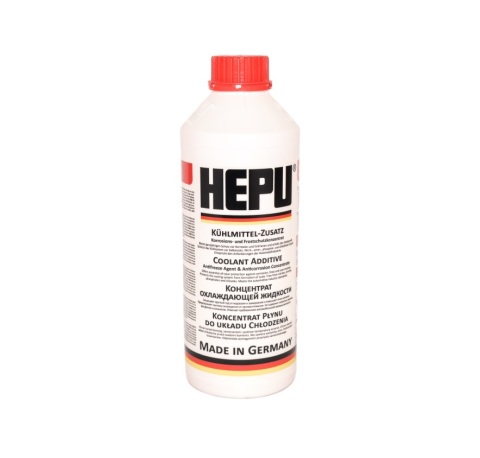Антифриз HEPU G12 концентрат (червоний), 1,5 літра