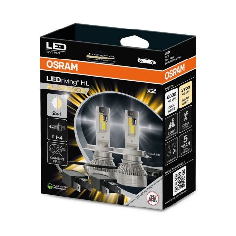 Лампа H4 LEDriving HL ALLSEASON 12V 45W P43t 