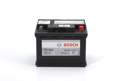 Аккумулятор Bosch 55Ah, EN420, +/-(1), B00, 245х175х190 (ДхШхВ) Аккумулятор Bosch 55Ah, EN420, +/-(1), B00, 245х175х190 (ДхШхВ)