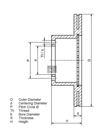Тормозной диск MB SPRINTER, 276*22*77