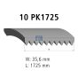 Дорожный ремень 10PK1725, фото 1 - интернет-магазин Auto-Mechanic
