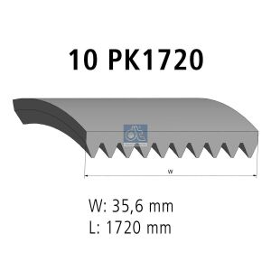 Дорожный ремень 10PK1720