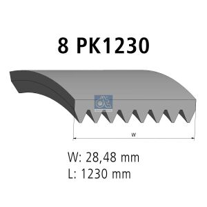 Дорожный ремень 8PK1230