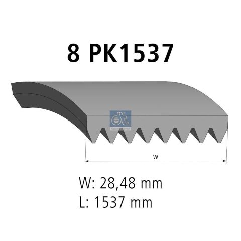 Дорожный ремень 8PK1538