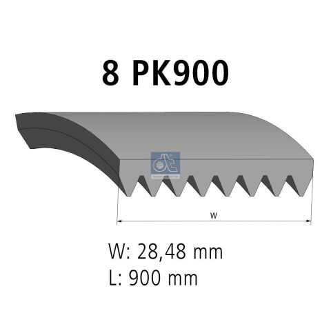Дорожный ремень 8PK900