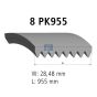 Дорожный ремень 8PK955, фото 1 - интернет-магазин Auto-Mechanic