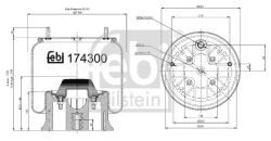 Пневморессора 4810 N P13 ( со стаканом)