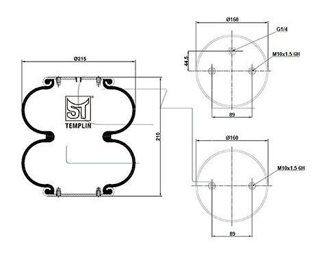 Подушка амортизуюча FD200-19 Подушка амортизуюча FD200-19