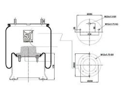 Подушка амортизирующая V 1 D 28 A-16 ( со стаканом)