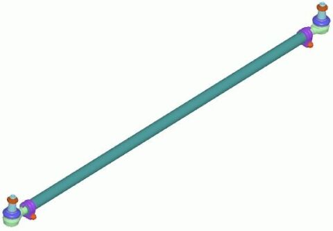 Поперечна рульова тяга RVI, VOLVO, L=1668 mm Поперечна рульова тяга RVI, VOLVO, L=1668 mm