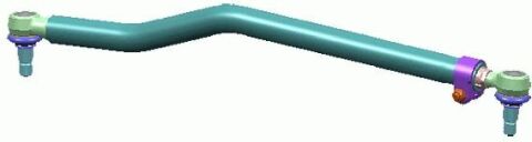 Продольная рулевая тяга MAN, L=1021 mm