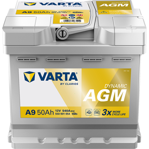 Акумулятор 12В 50Агод./540А (AGM)