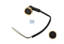 Електричний роз'єм (кількість контактів: 2, форма штекера: круглий, мама, M27x1, дріт 0,3м) Iveco Daily I, II, III, IV, V, VI 1985–