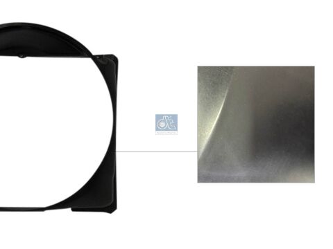 Корпус вентилятора радіатора Scania G, P, R, T 10.6D-9.3D 2003–2019 Корпус вентилятора радіатора Scania G, P, R, T 10.6D-9.3D 2003–2019