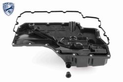 Масляний піддон нижній з отвором для датчика, пластиковий Audi A4 Allroad B9, A4 B9, A5, A6 C8, A7, Q7, VW Touareg 2.0–3.0 2015–