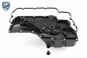 Масляний піддон нижній з отвором для датчика, пластиковий Audi A4 Allroad B9, A4 B9, A5, A6 C8, A7, Q7, VW Touareg 2.0–3.0 2015–
