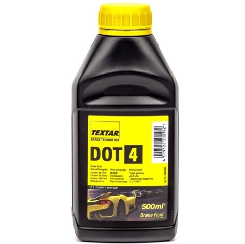 Гальмівна рідина TEXTAR DOT4, 0,5 літра