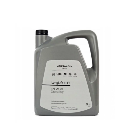 Моторна олива VAG LongLife III FE 0W-30, 5 літрів Моторна олива VAG LongLife III FE 0W-30, 5 літрів