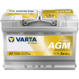 Акумулятор VARTA 12В 70Агод./760А (EN) Dynamic AGM  START&STOP AGM (R+ стандартні клеми) 278x175x189 B13 - монтажний фланець 10.5мм (agm), фото 1 - интернет-магазин Auto-Mechanic
