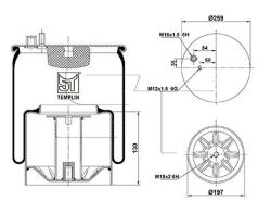 Подушка амортизуюча 4884 N1 P06 (зі стаканом)