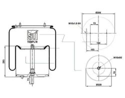 Подушка амортизуюча 6700 N P01 (зі стаканом)