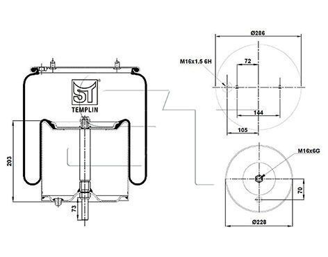 Подушка амортизуюча 6700 N P01 (зі стаканом)