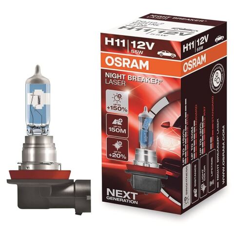 Лампа галогенная Osram Night Breaker Laser H11 12V 55W +150%
