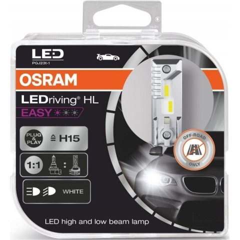 Лампа светодиодная H15 12V 4/17W LEDriving HL EASY (комплект)