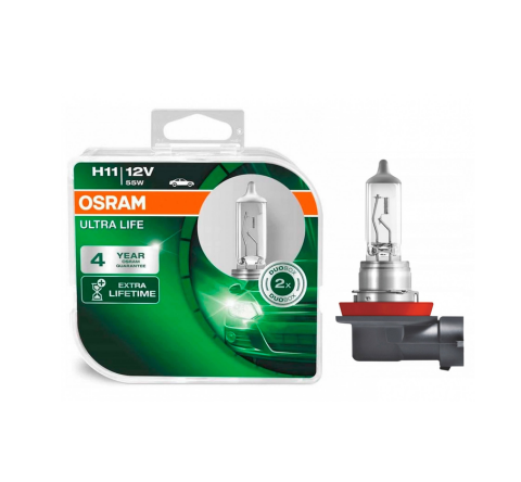 Лампа галогенна H11 12V 55W Ultra Life Лампа галогенна H11 12V 55W Ultra Life