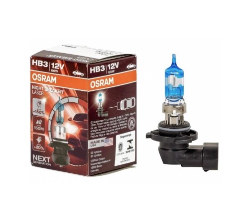 Лампа галогенная HB3 60W 12V P20d Night Breaker LASER +150%