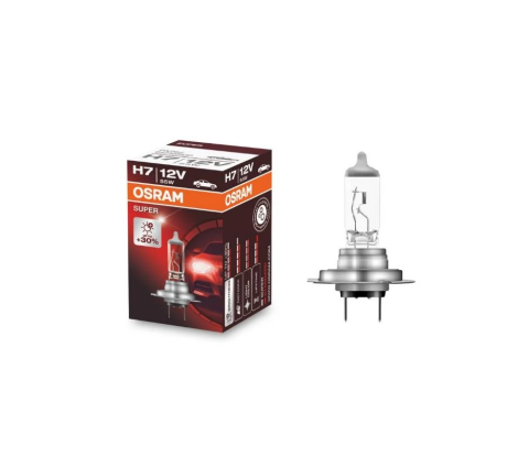 Лампа галогенна H7 12V 55W PX26D Super (+30%) Лампа галогенна H7 12V 55W PX26D Super (+30%)