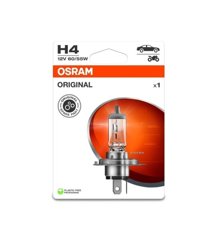 Лампа галогенна H4 12V 60/55W Original Лампа галогенна H4 12V 60/55W Original