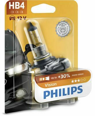 9006PRB1 (PHILIPS) HB4 Vision (+30%) 12 В 55 Вт P22d Blst. 1 шт.