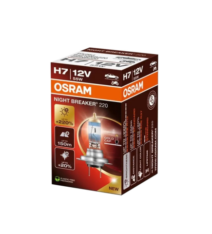 Лампа галогенная H7 12V 55W Night Breaker 220 Лампа галогенная H7 12V 55W Night Breaker 220