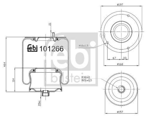 Пневморесора 819 N P01 (зі стаканом)