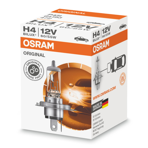 Лампа галогенная H4 12V 60/55W ORIGINAL Лампа галогенная H4 12V 60/55W ORIGINAL
