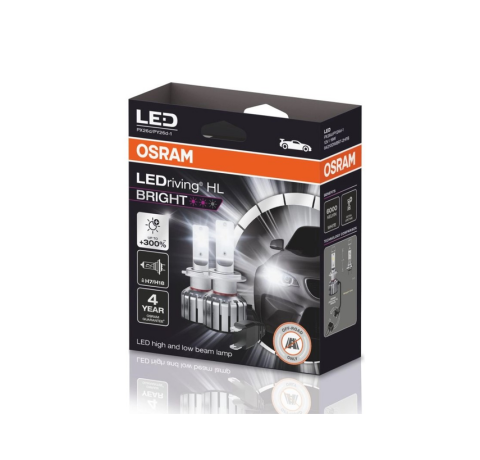 Лампа светодиодная H7/H18 12V 19W LEDriving HL BRIGHT (комплект)