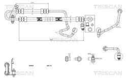 Гидравлический шланг ГУР 3 (E46) 99- TRISCAN BMW