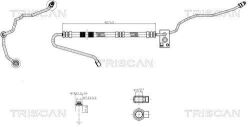 Гидравлический шланг ГУР A1 11-, SKODA, VW TRISCAN AUDI