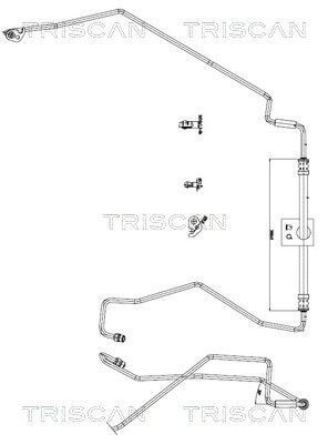 Гидравлический шланг ГУР TRANSIT 2.4 00- TRISCAN FORD