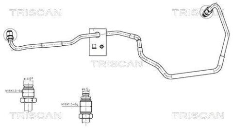 Гідравлічний шланг ГУР TUCSON 04-, KIA TRISCAN HYUNDAI 
