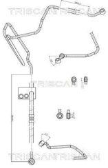 Гидравлический шланг ГУР98-,SKODA,SEATTRISCANVW