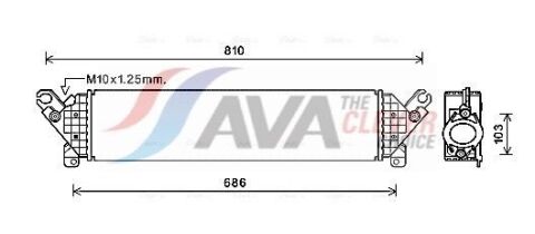 Інтеркулер Mazda 3, 6, CX-5 2.2d 12-AVA MAZDA 
