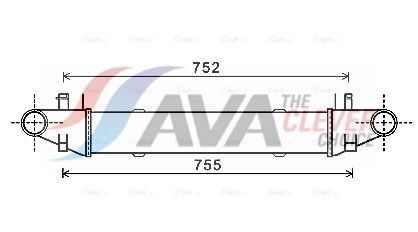 Інтеркулер W204 C180/200CDI 07-AVA DB