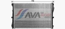 Радіатор системи охолодження двигуна C-CLASS (W205), C-CLASS T-Model (S205), E-CLASS (W213) AVA DB 