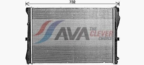 Радіатор системи охолодження двигуна C-CLASS (W205), C-CLASS T-Model (S205), E-CLASS (W213) AVA DB Радіатор системи охолодження двигуна C-CLASS (W205), C-CLASS T-Model (S205), E-CLASS (W213) AVA DB
