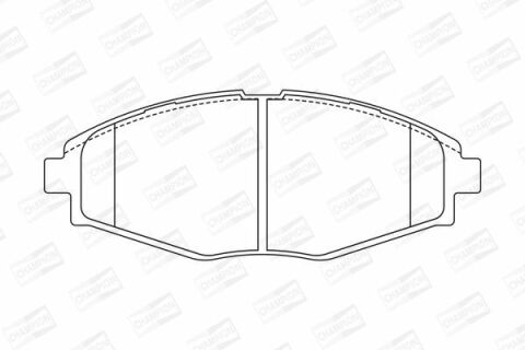 Тормозные колодки передние Lanos, Matiz,Chery QQ DAEWOO