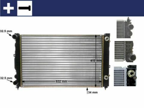 Радіатор охолодження Audi A4/A6/VW Passat 96-05