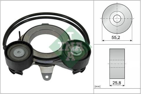 Натяжитель ремня генератора Audi A4/A6/Q5/Q7/Porsche Macan 2.0-3.0DH 15-